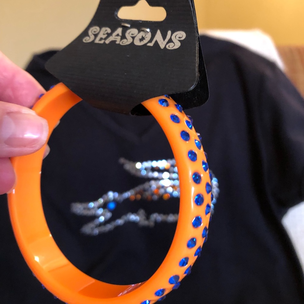 Orange and Blue Bangle